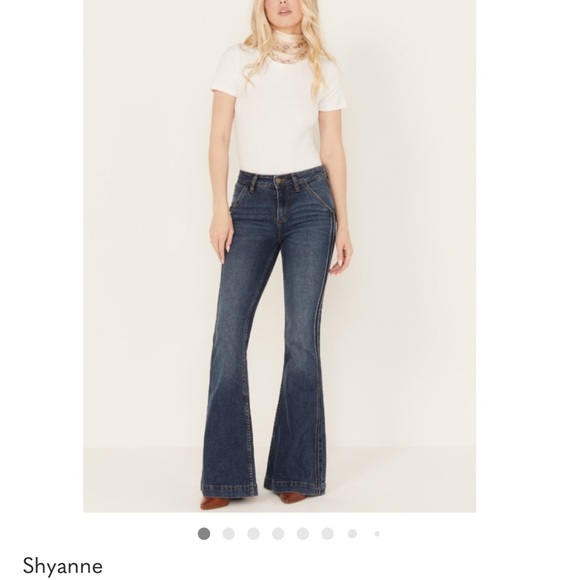 Shyanne Denim - Shyanne Dark Wash Flare Jeans